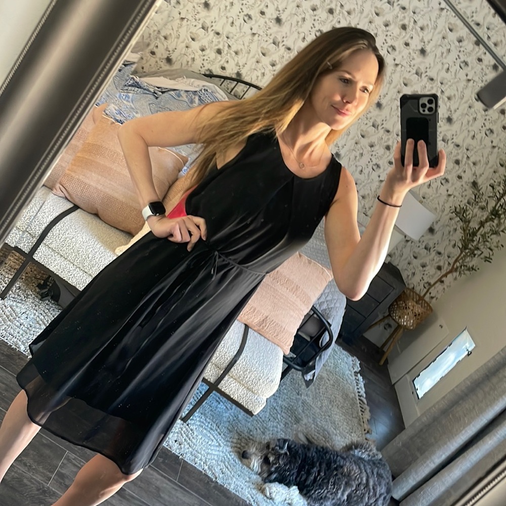Banana Republic Black Dress Sz Medium